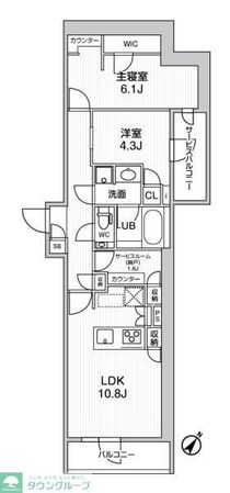 コンポジット渋谷初台の物件間取画像